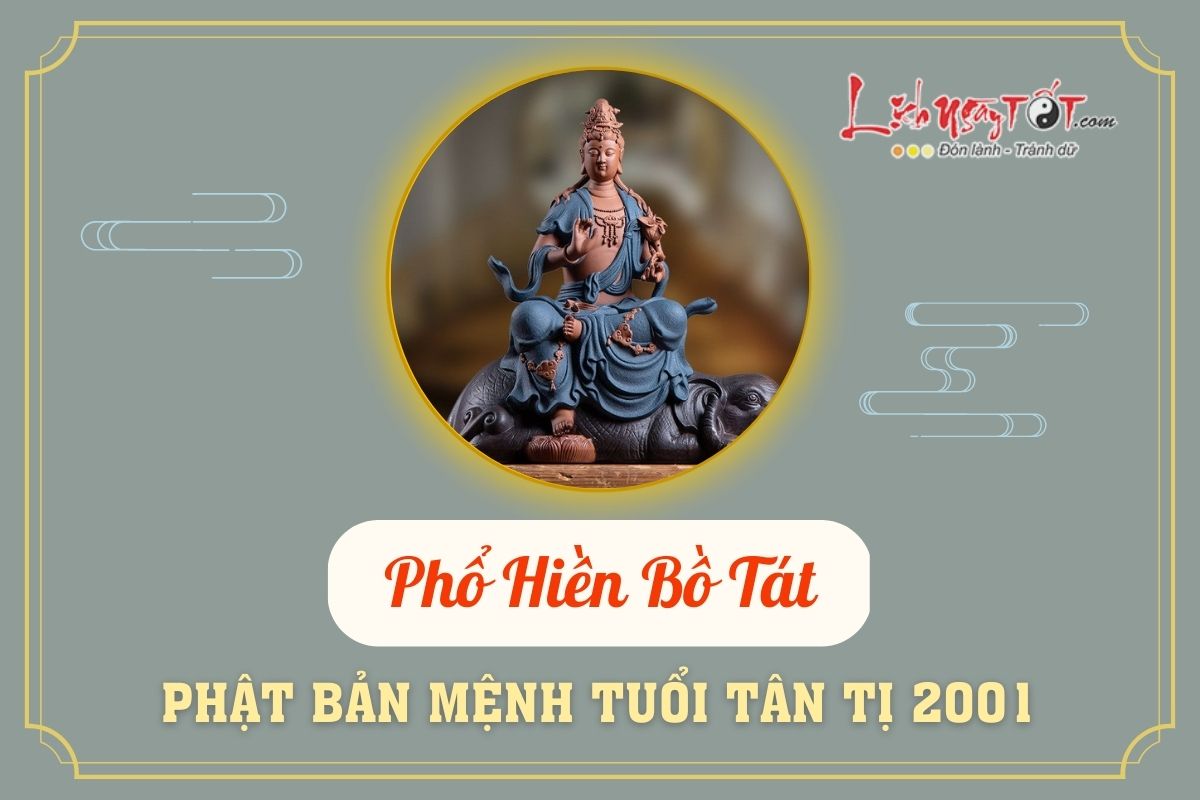 Phat ban menh tuoi Tan Ti 2001