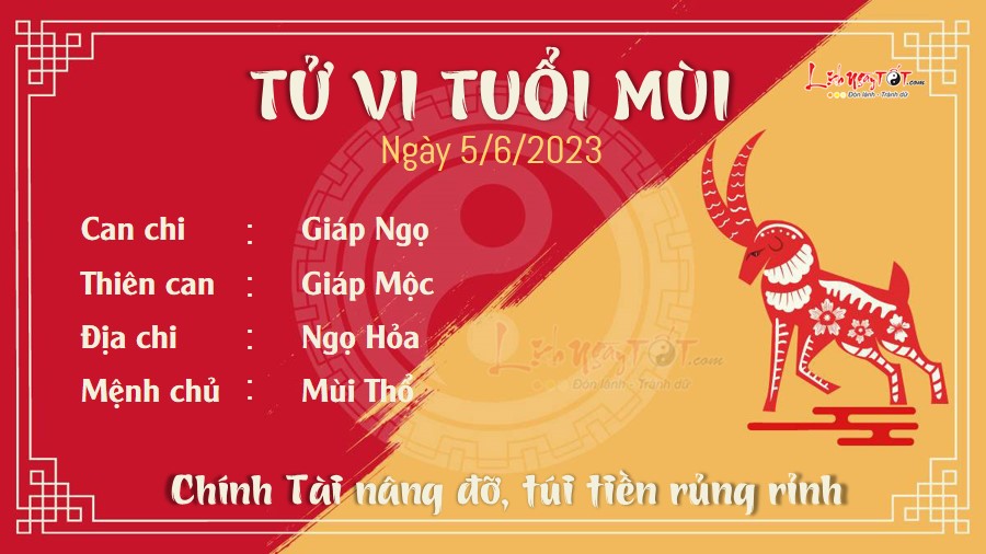 Tu vi hang ngay 5/6/2023 - Mui