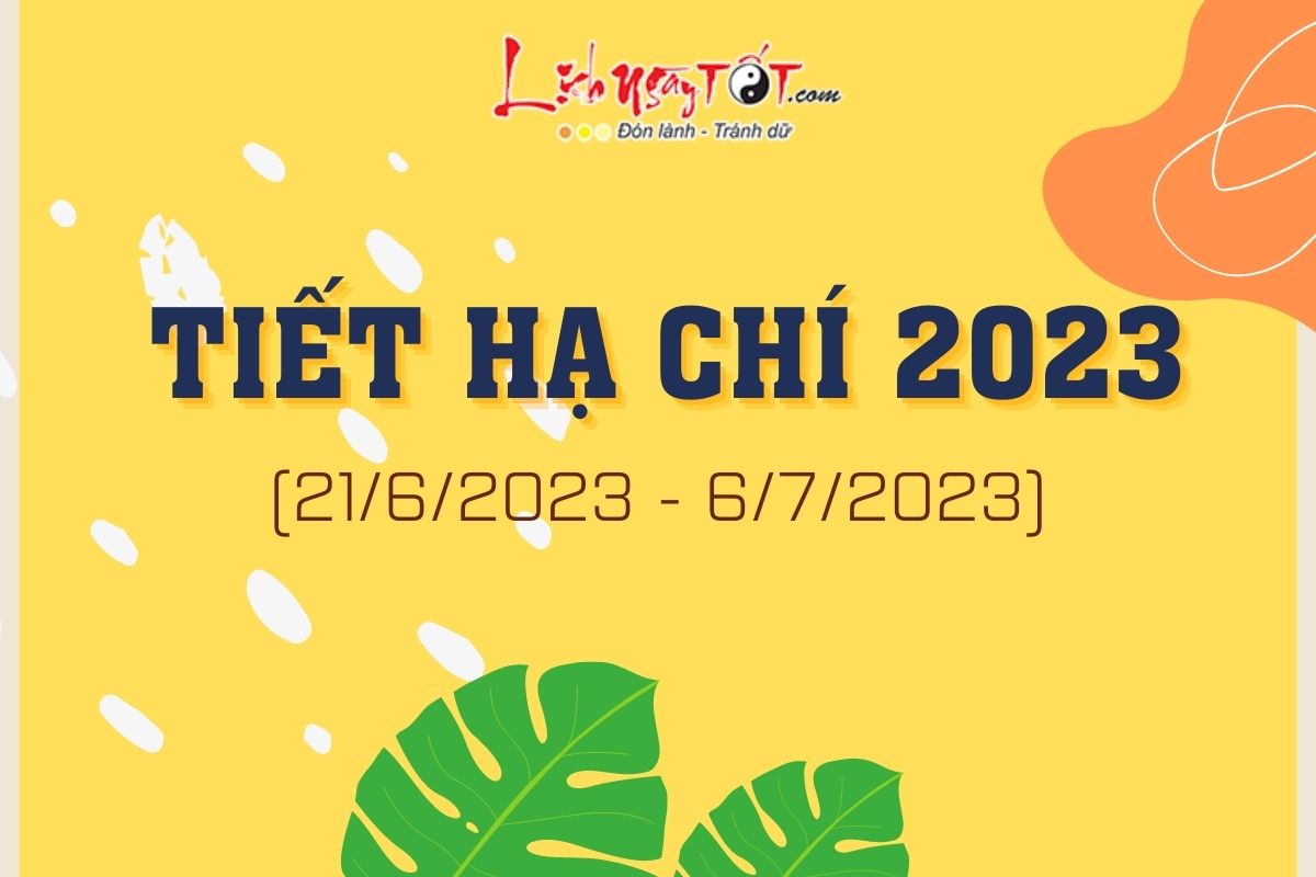 Tiet Ha Chi 2023