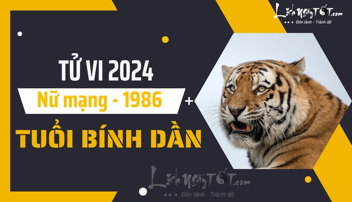 Tu vi 2024 tuoi Binh Dan nu mang