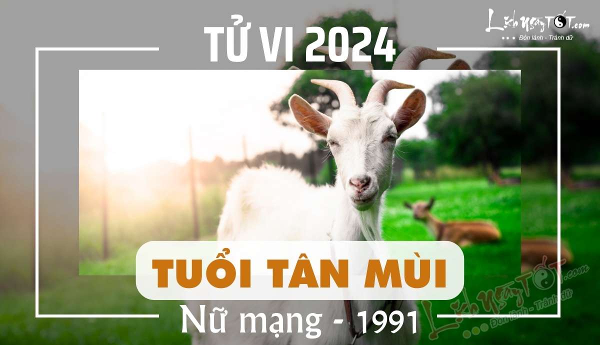 Tu vi 2024 tuoi Tan Mui nu mang