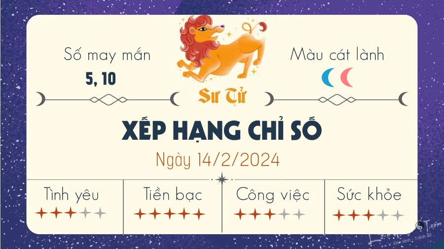 Tu vi hang ngay 14/2/2024 - Su Tu