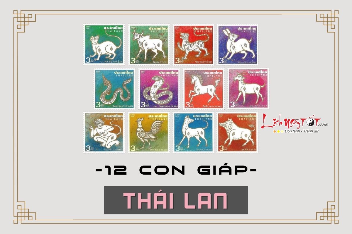 12 con giap Thai Lan