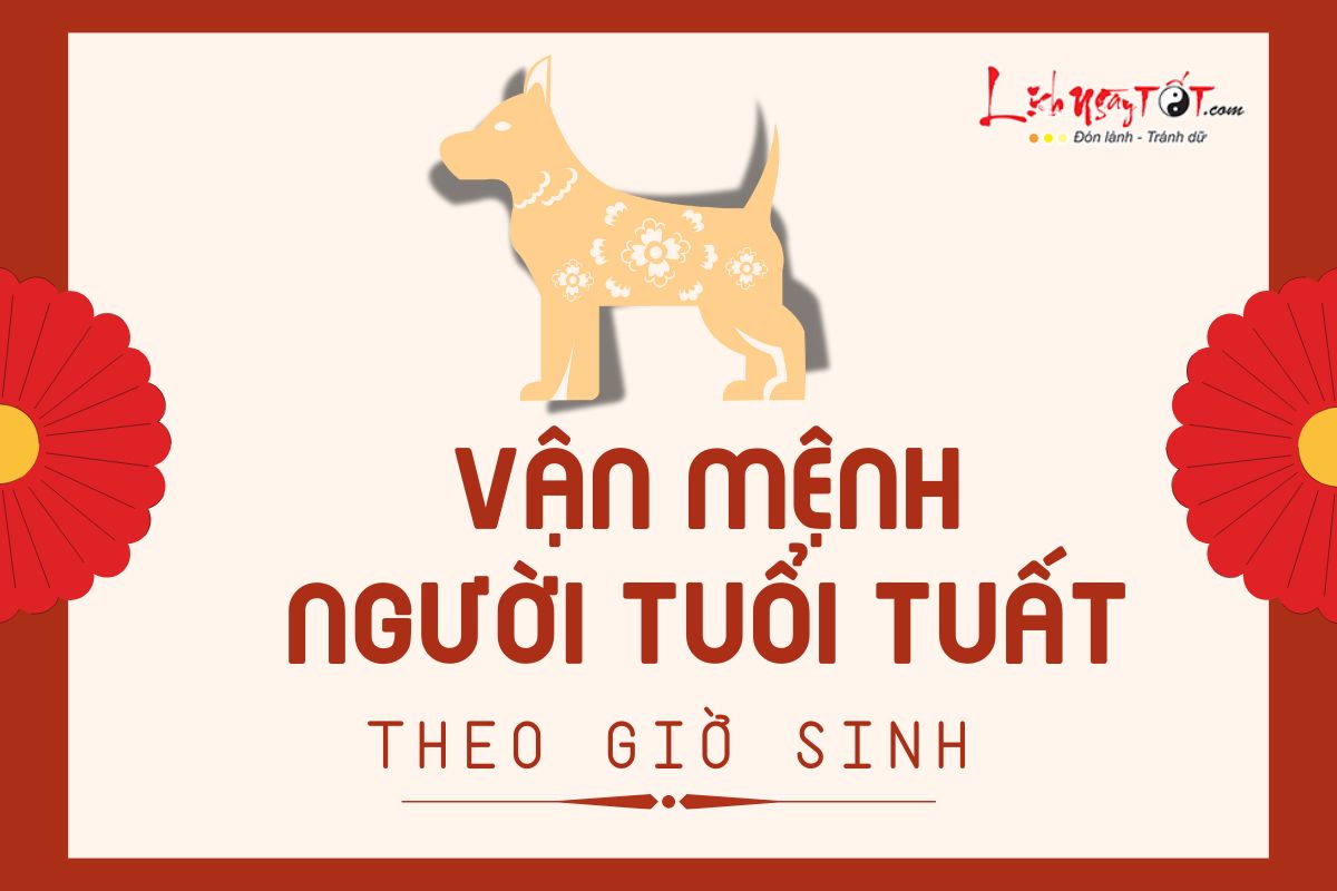 Van menh nguoi tuoi Tuat theo gio sinh