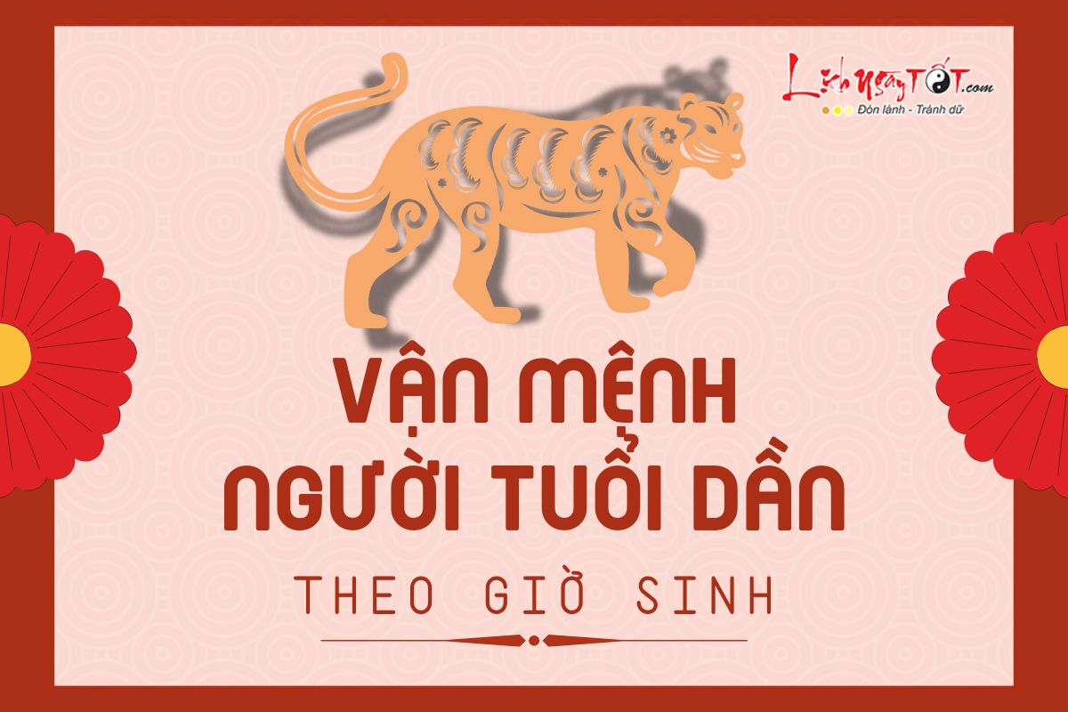 Van menh nguoi tuoi Dan theo gio sinh