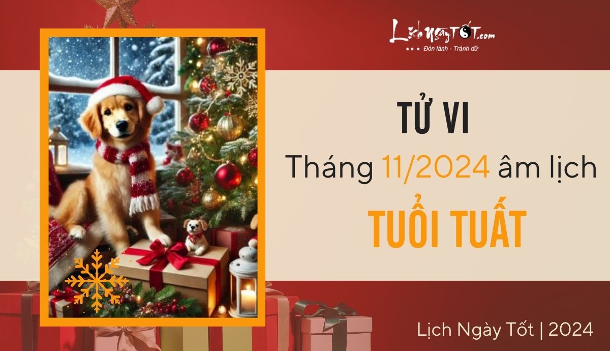 Tu vi thang 11/2024 tuoi Tuat am lich