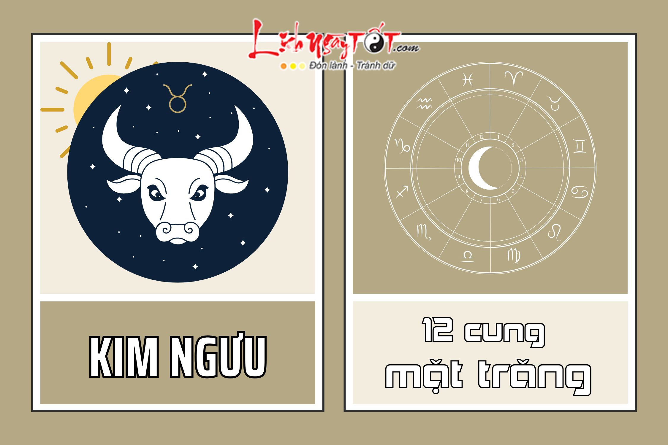 Mat troi Kim Nguu va 12 cung Mat trang