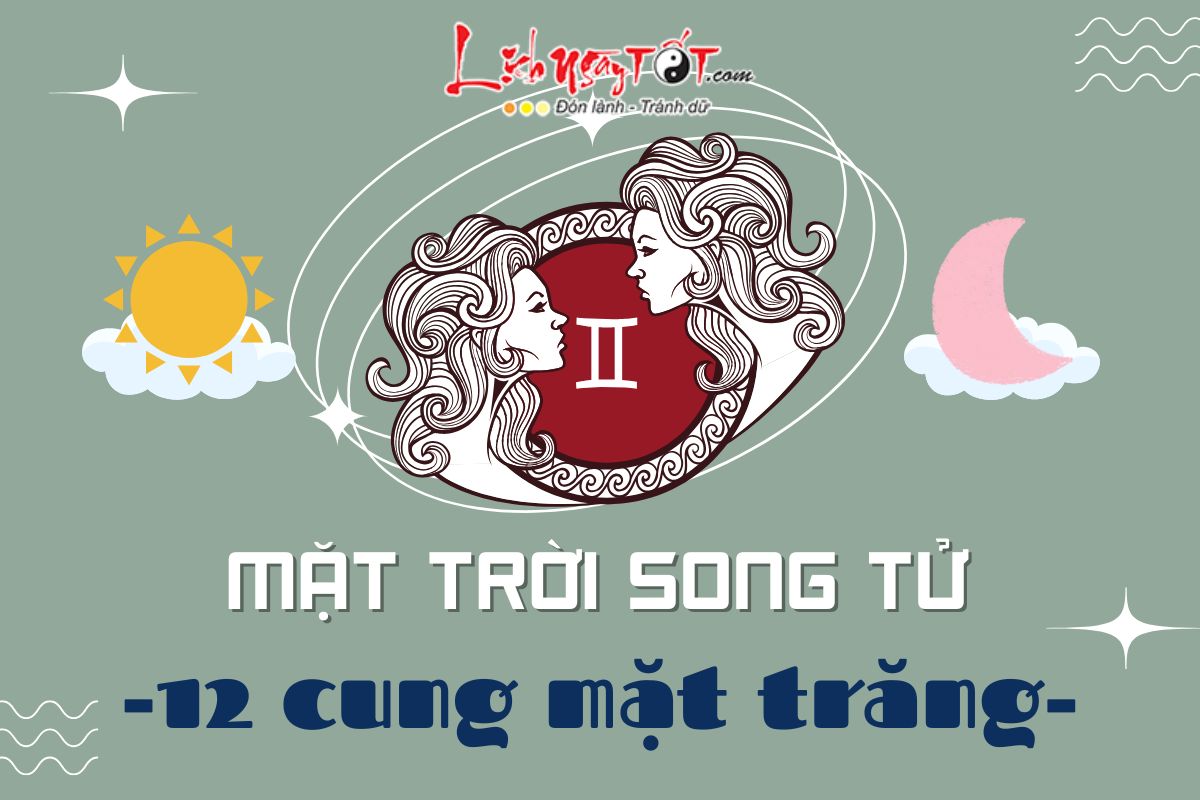 Mat troi Song Tu va 12 cung Mat trang