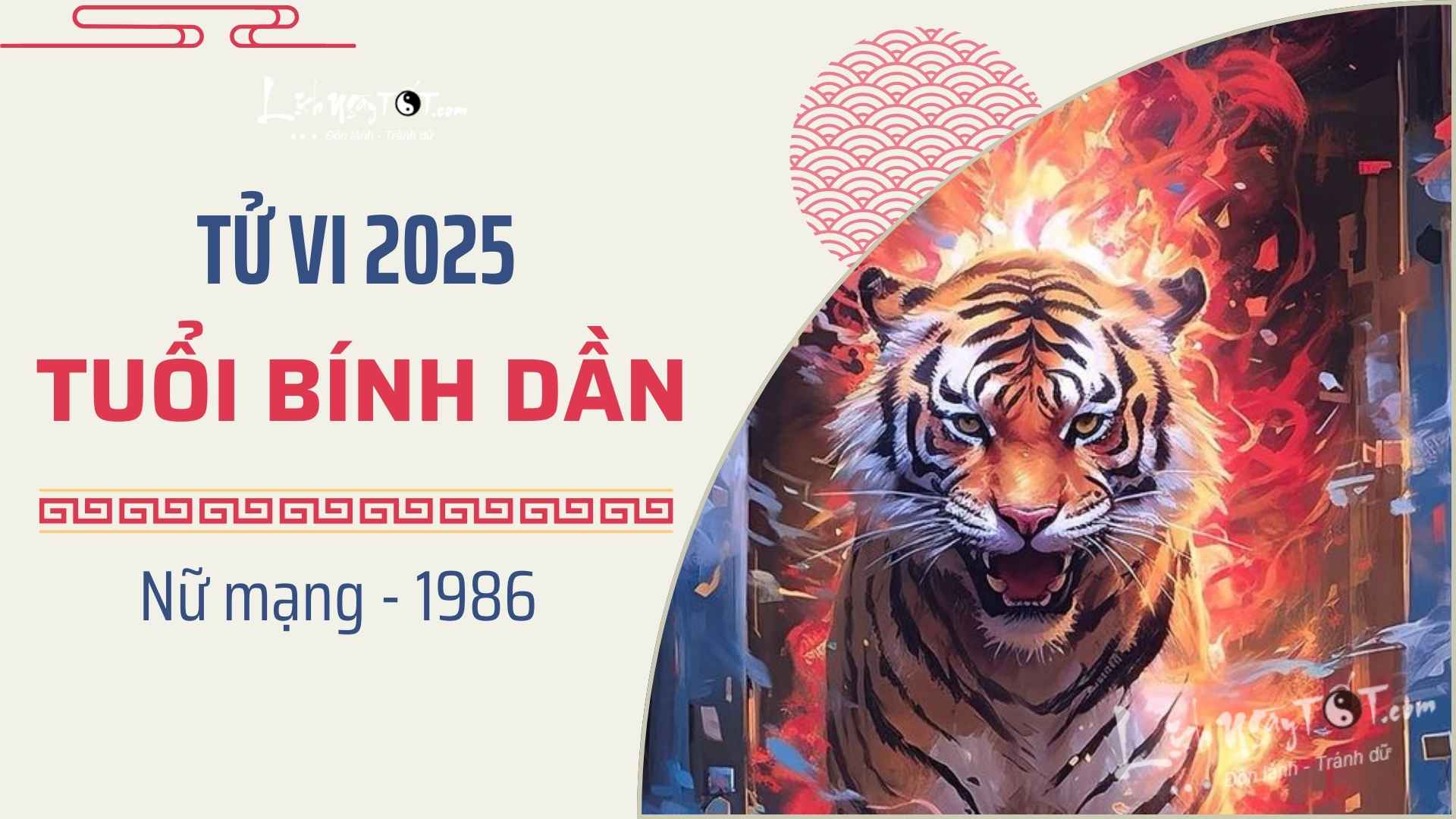 Tu vi 2025 tuoi Binh Dan nu mang 1986