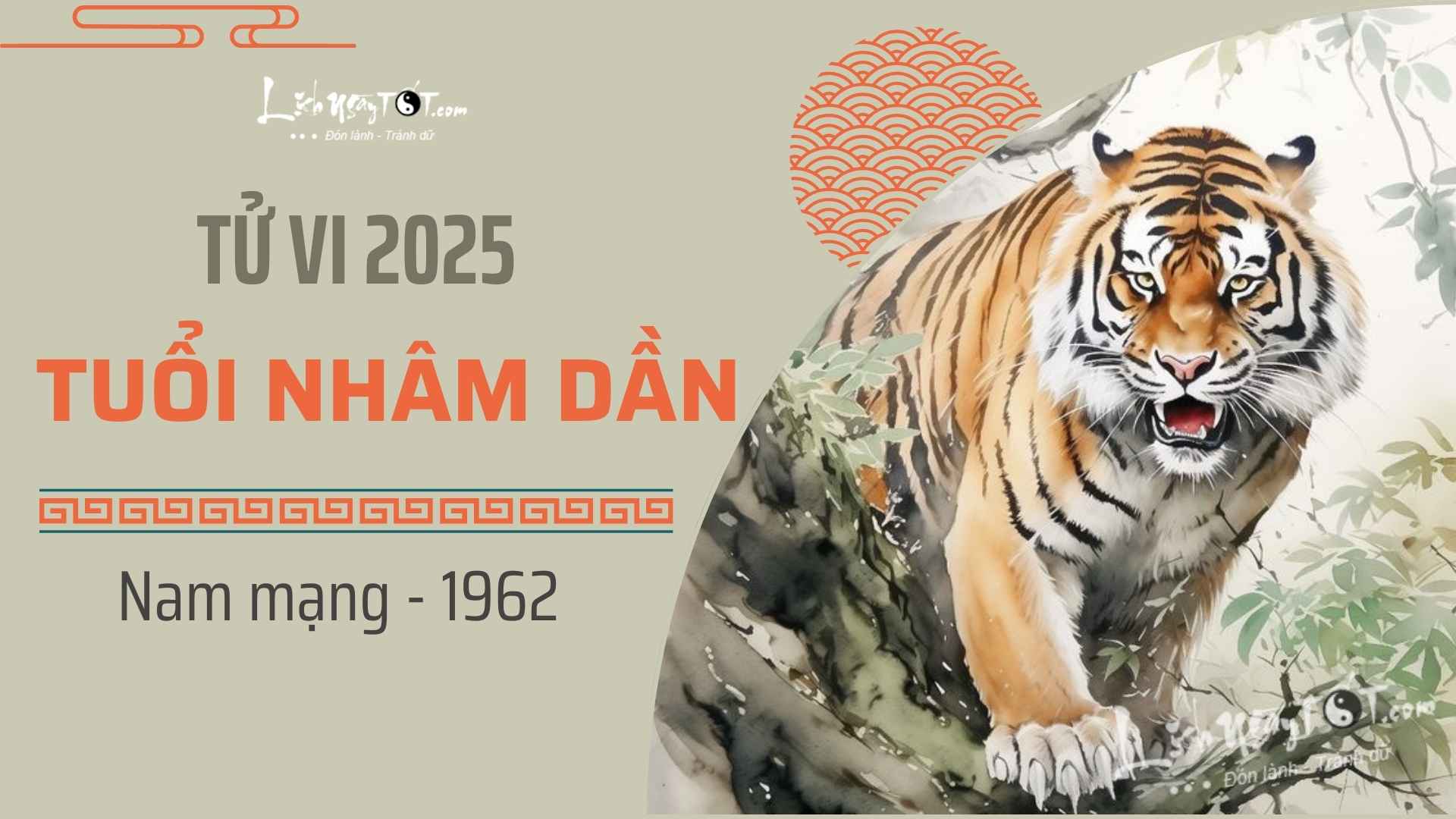 Tu vi 2025 tuoi Nham Dan nam mang 1962