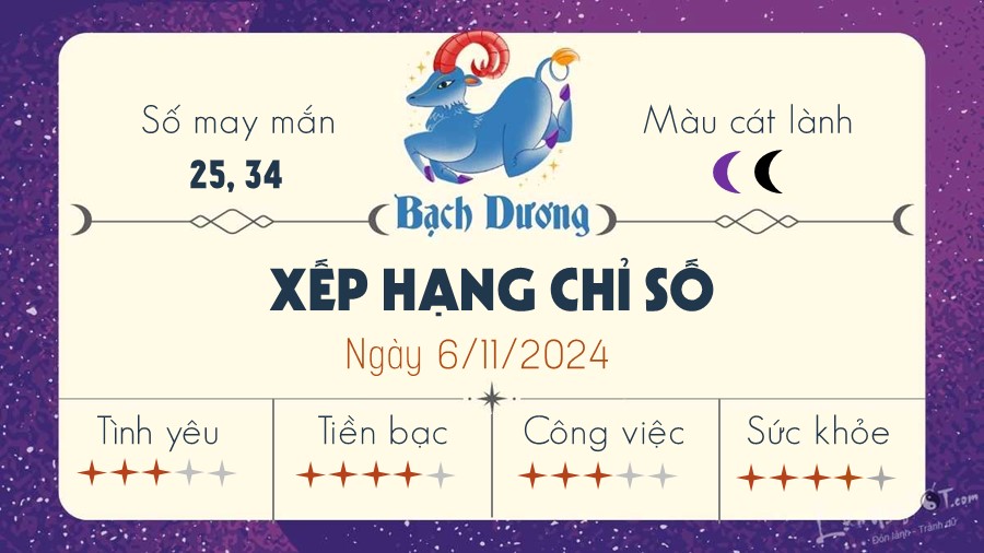 tu vi 6 11 2024 - bach duong