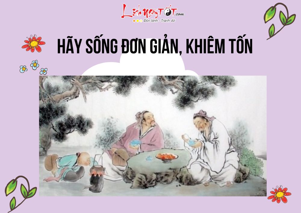 Song don gian khiem ton