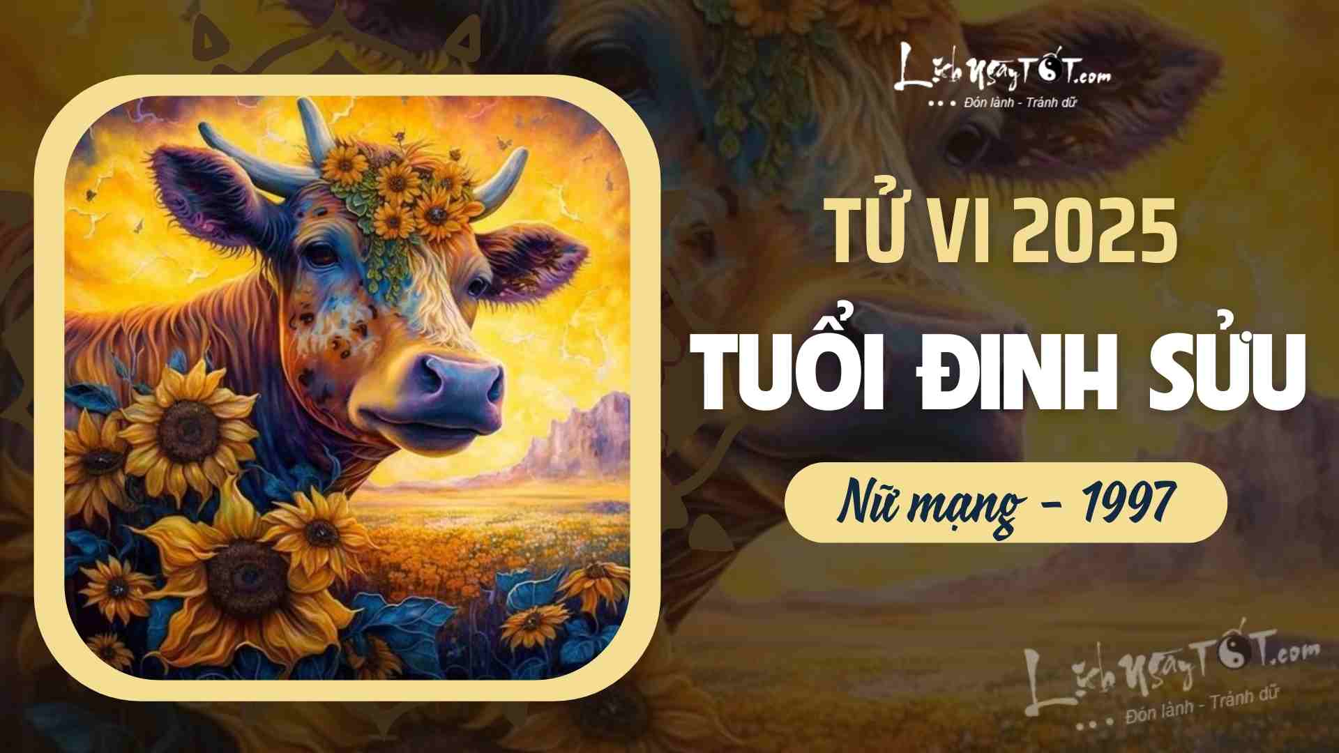 Tu vi 2025 tuoi Dinh Suu nu mang 1997