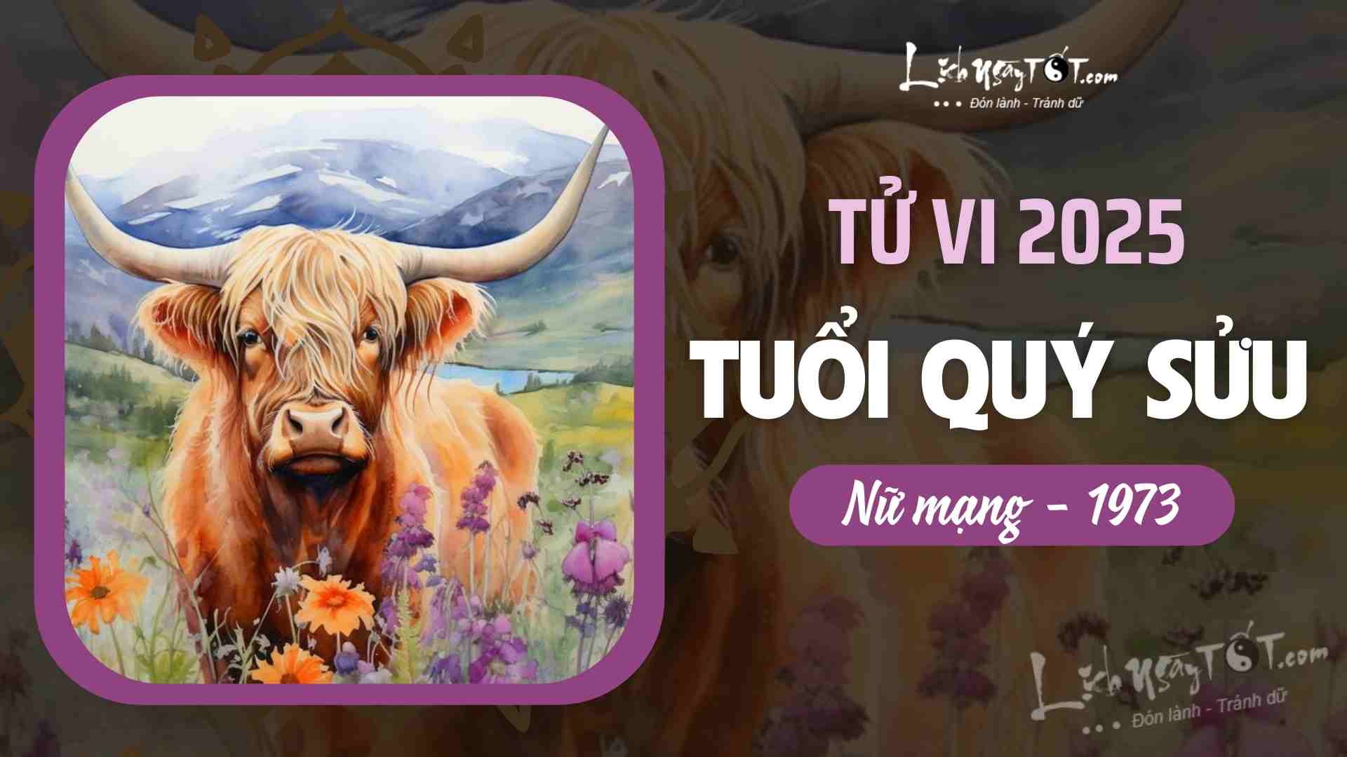 Tu vi 2025 tuoi Quy Suu nu mang 1973