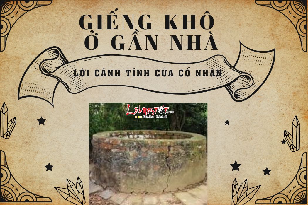 Gan nha co gieng kho