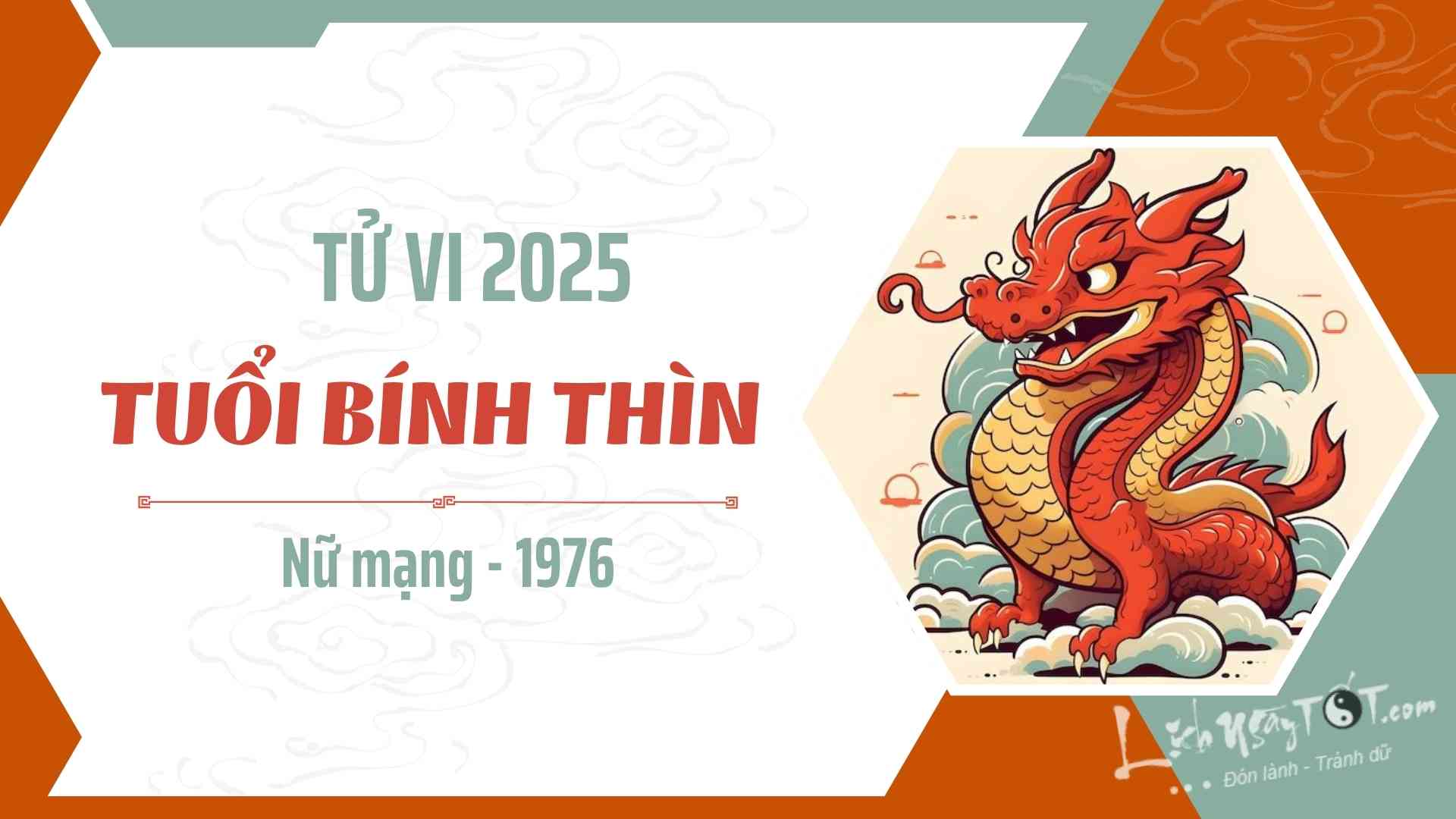 Tu vi 2025 tuoi Binh Thin nu mang 1976