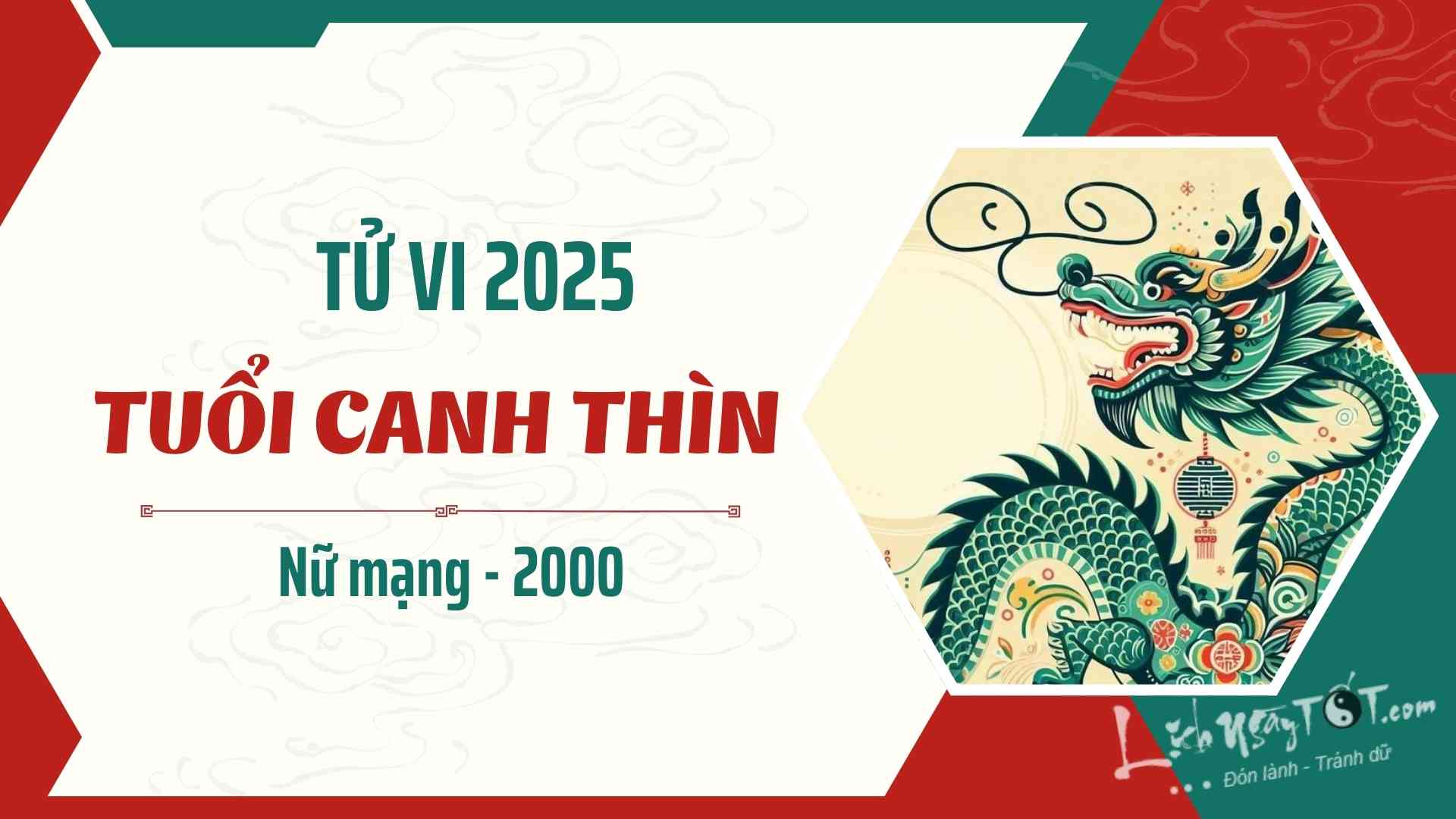 Tu vi 2025 tuoi Canh Thin nu mang 2000