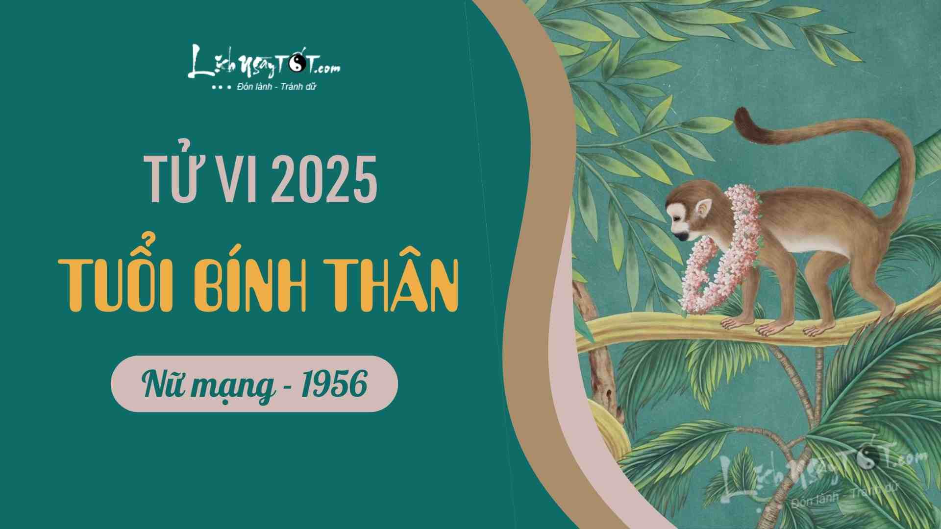 Tu vi 2025 tuoi Binh Than nu mang 1956