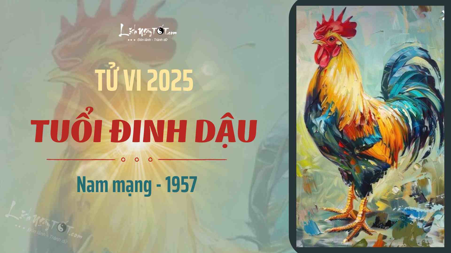 Tu vi 2025 tuoi Dinh Dau nam mang 1957