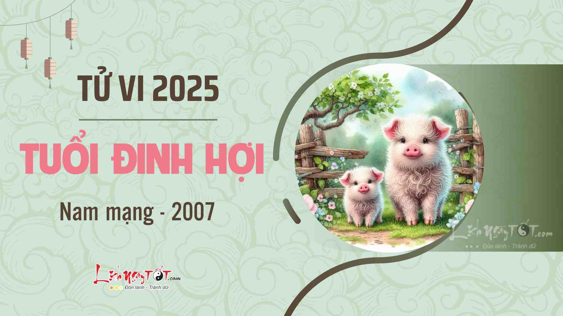 Tu vi 2025 tuoi Dinh Hoi nam mang 2007