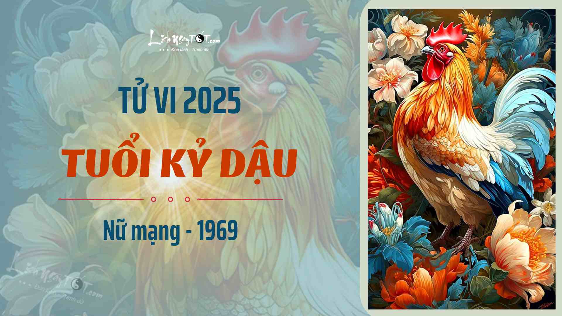 Tu vi 2025 tuoi Ky Dau nu mang 1969