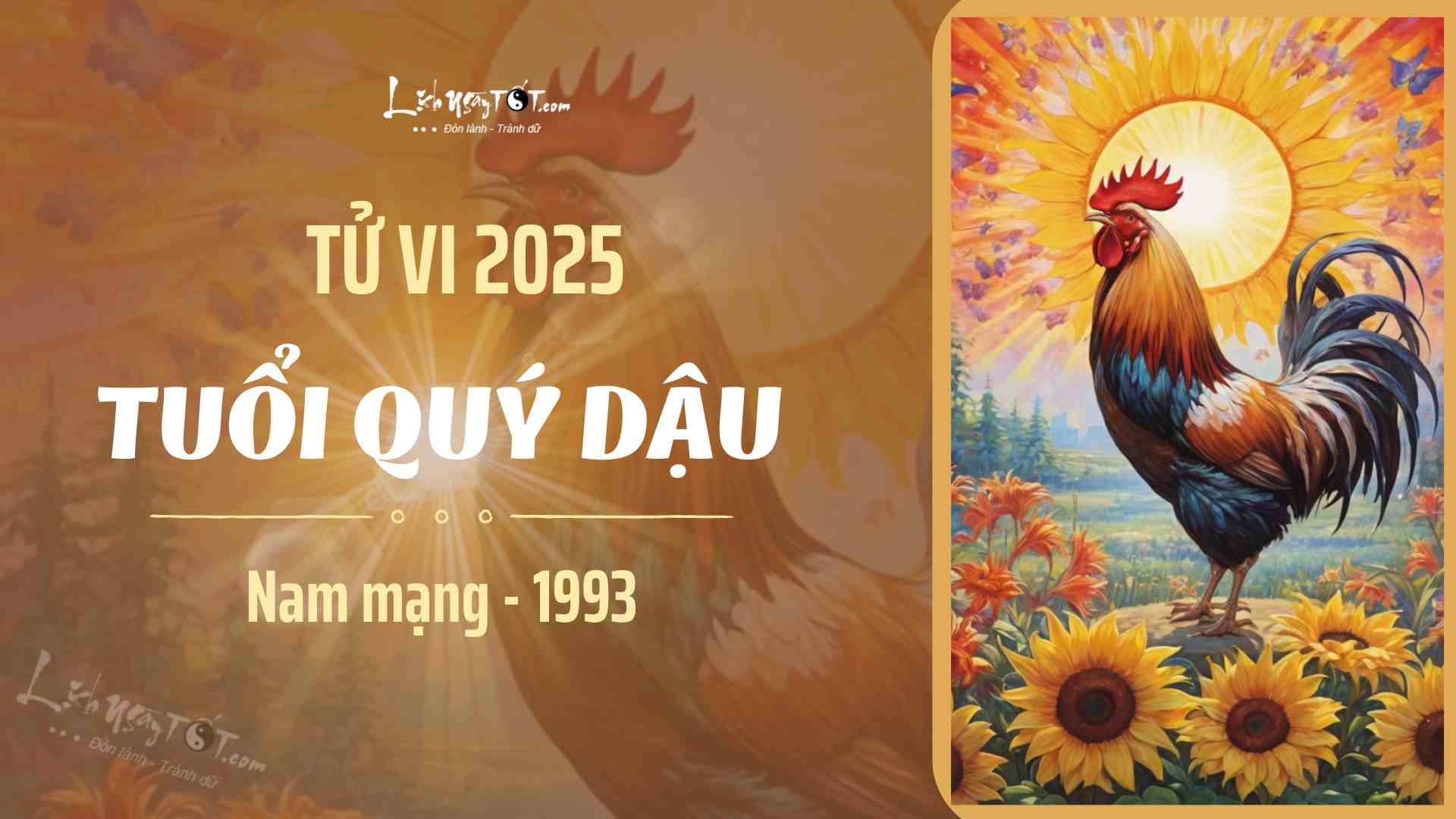 Tu vi 2025 tuoi Quy Dau nam mang 1993