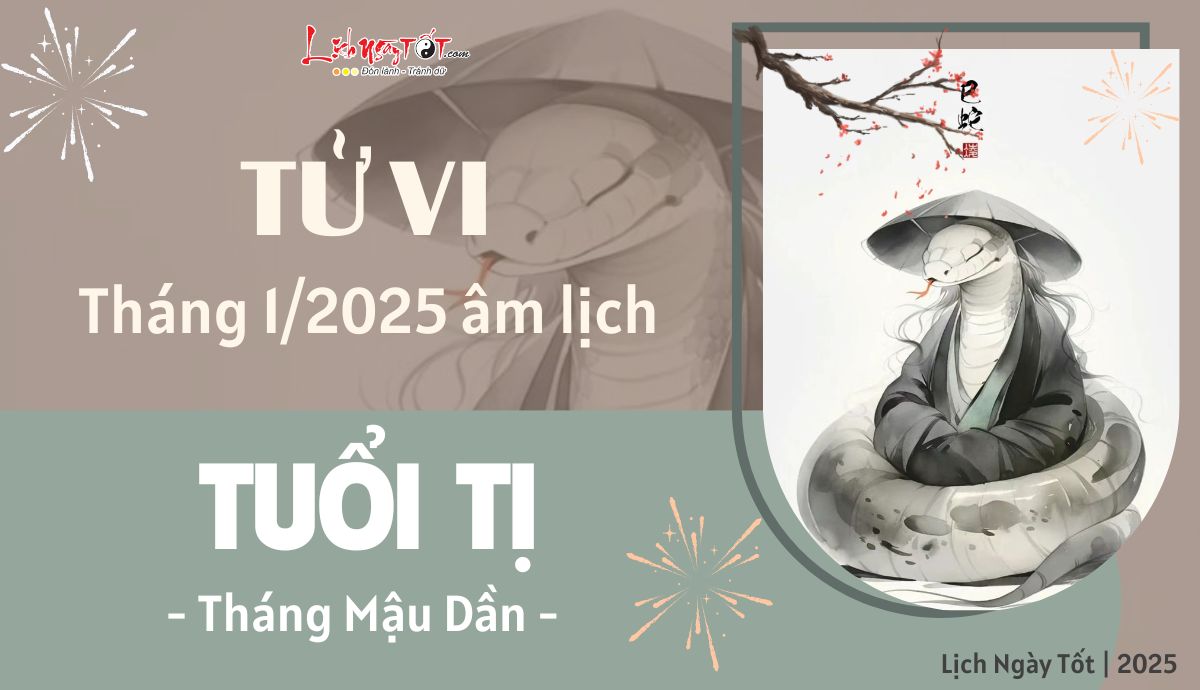 Tu vi thang 1/2025 tuoi Ti am lich