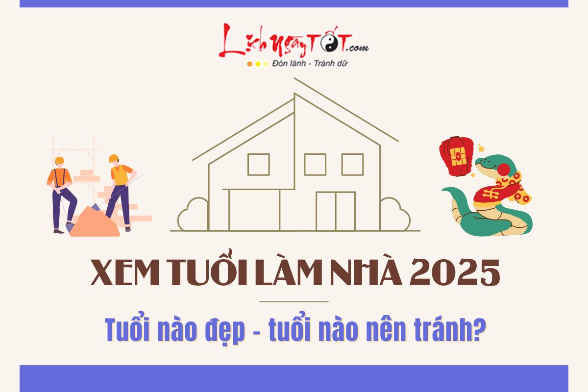 Xem tuoi lam nha nam 2025, tuoi nao dep