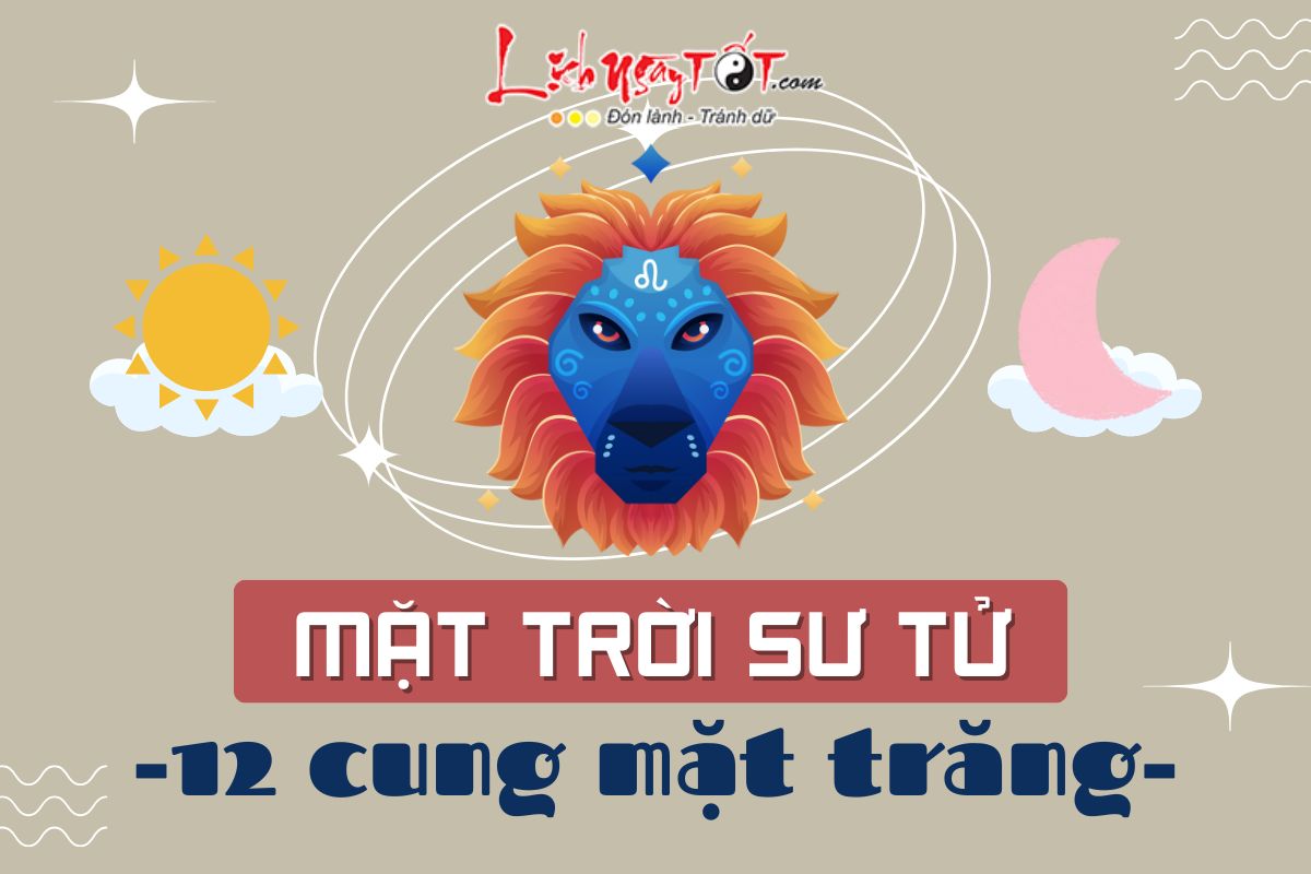 Mat troi Su Tu va 12 cung Mat trang