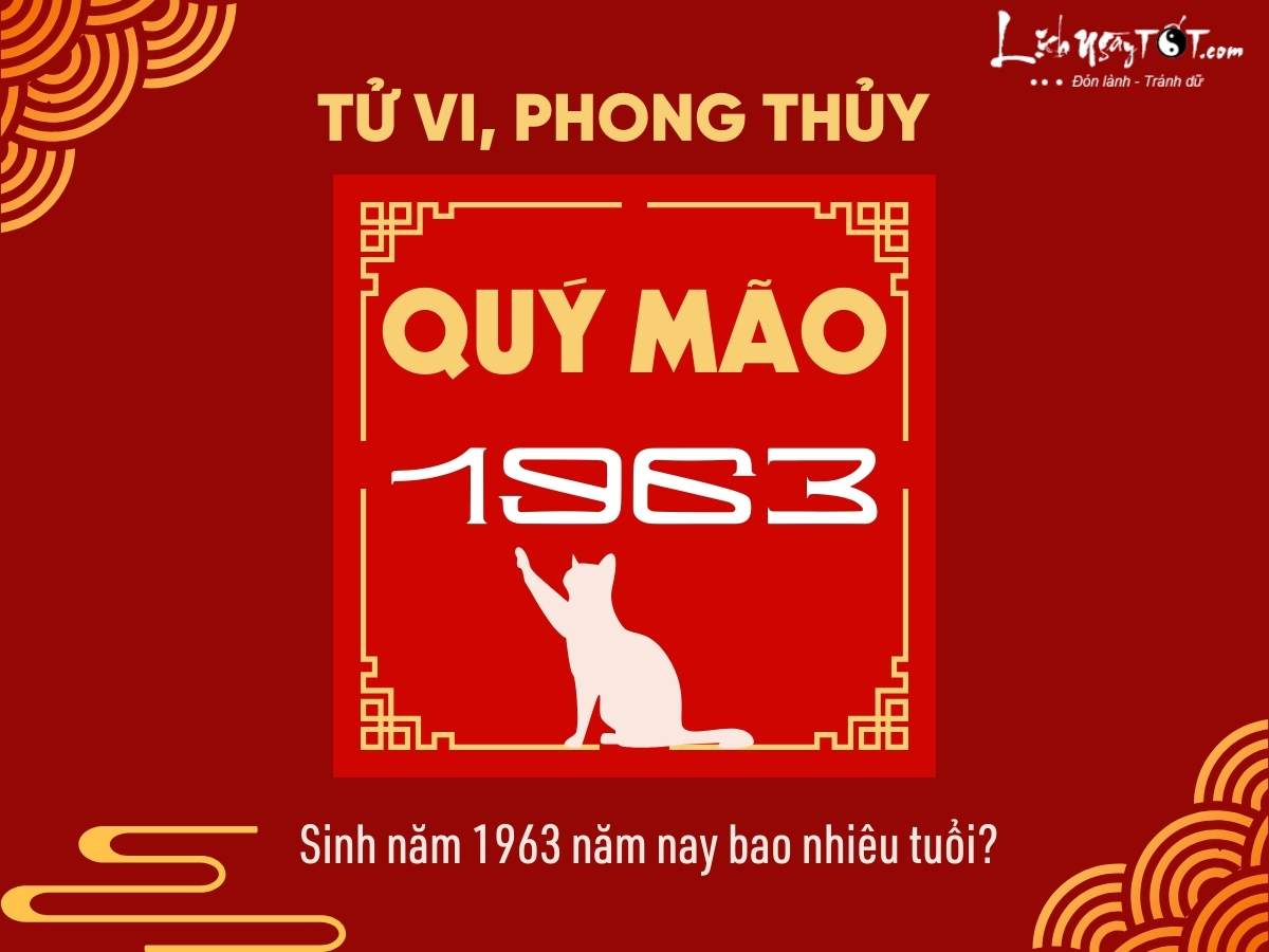 Sinh nam 1963 nam nay bao nhieu tuoi?