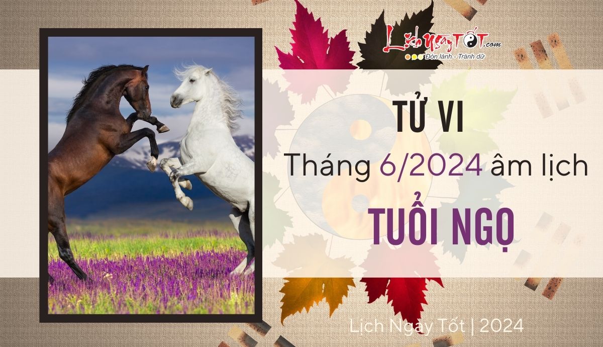 Tu vi thang 6/2024 tuoi Ngo am lich