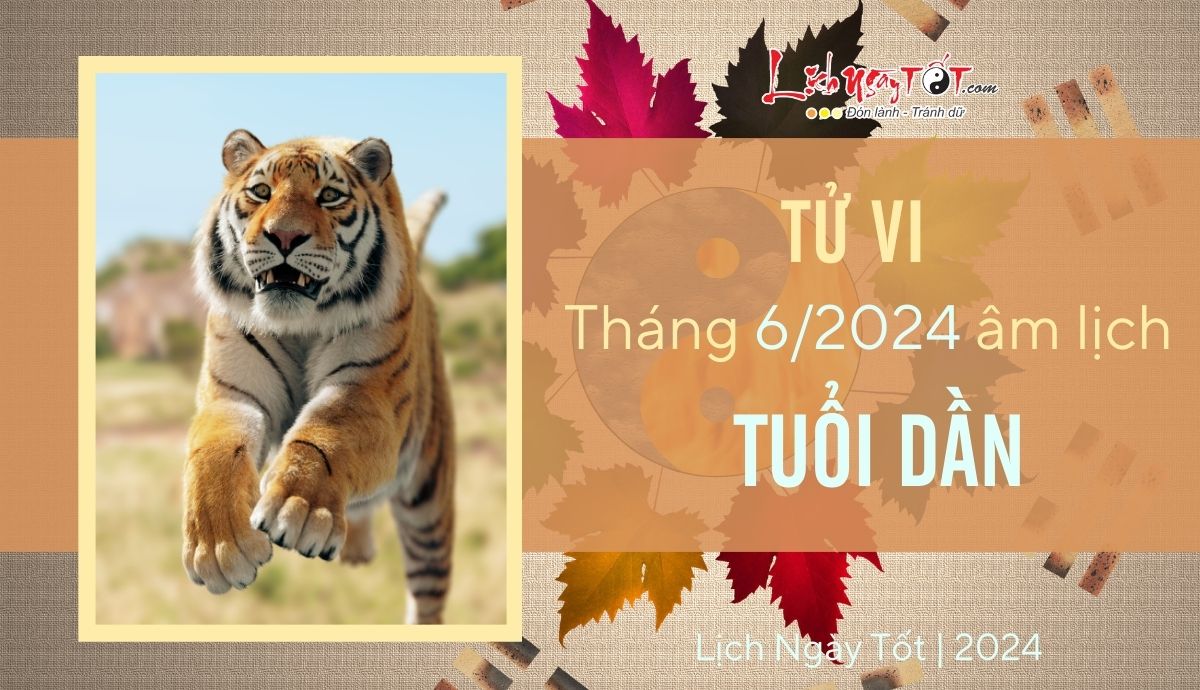 Tu vi thang 6/2024 cua 12 con giap am lich - Tuoi Dan