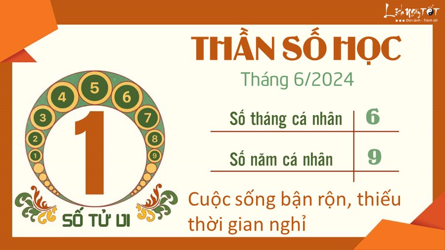 Boi than so hoc thang 6/2024 - tuoi Ty