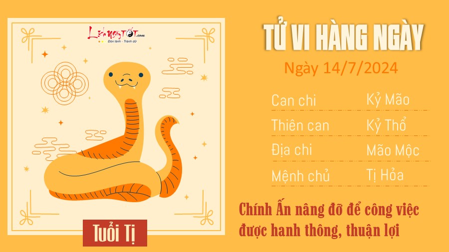 tu vi hang ngay 14 7 2024 - tuoi ti