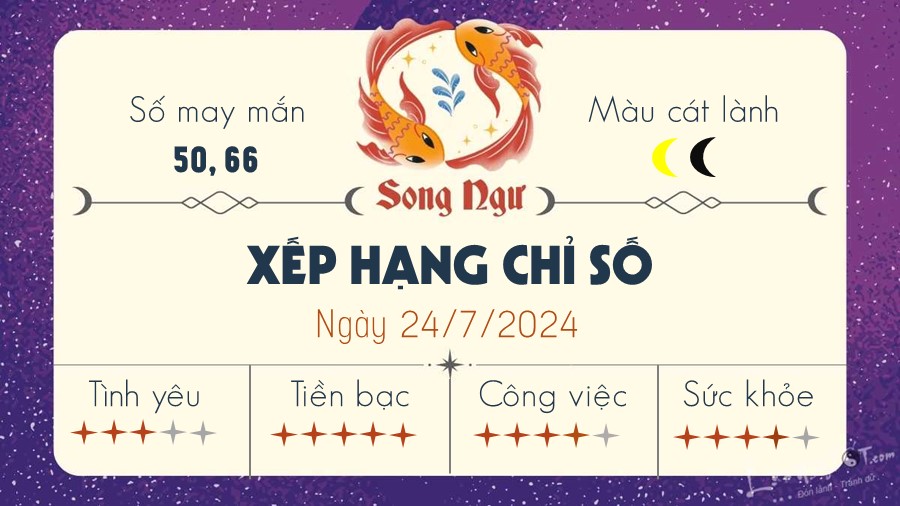 tu vi ngay 24/7/2024 - Song Ngu