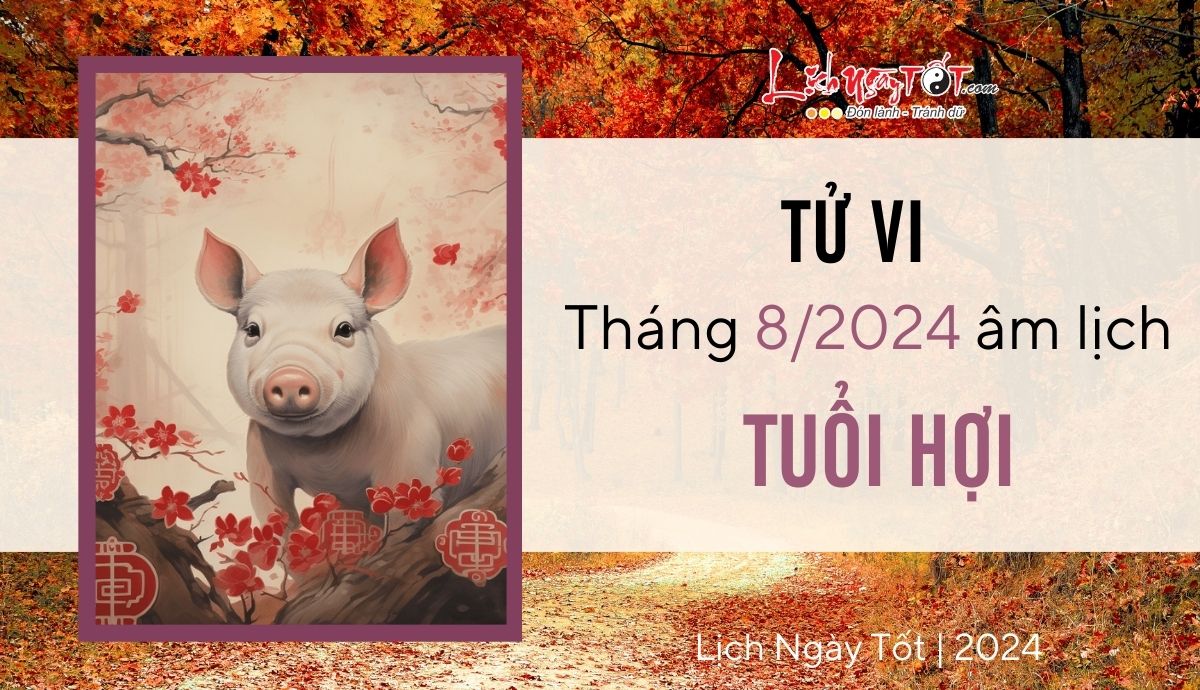 Tu vi thang 8/2024 tuoi Hoi am lich