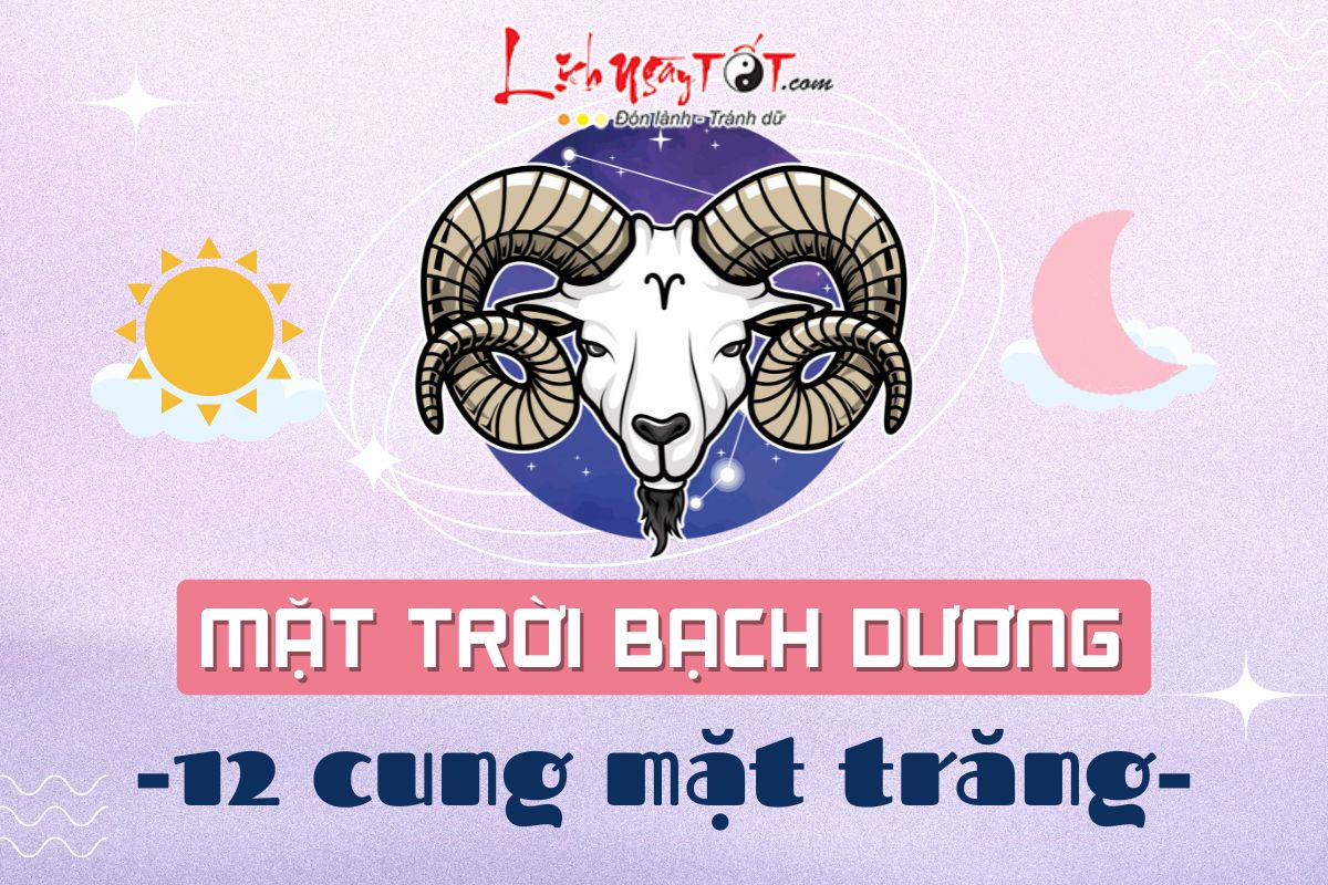 Mat troi Bach Duong va 12 cung Mat trang