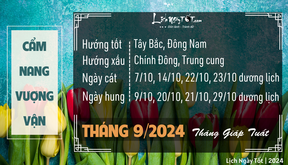 Cam nang vuong van thang 9/2024 am lich