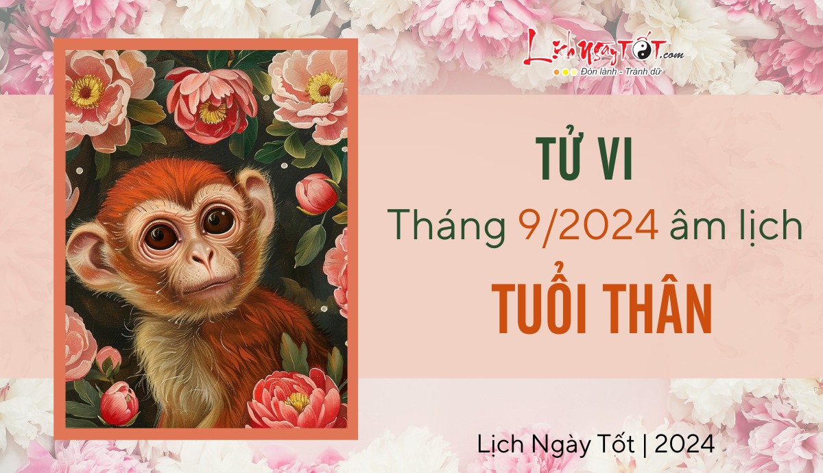 Tu vi thang 9/2024 tuoi Than am lich