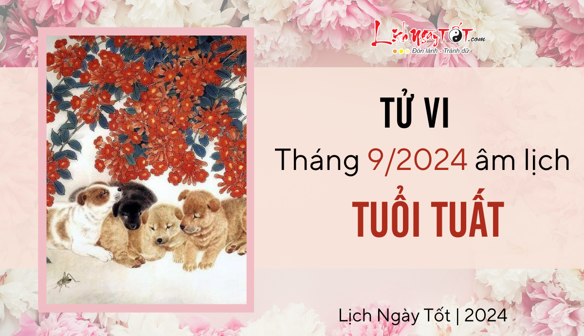 Tu vi thang 9/2024 tuoi Tuat am lich