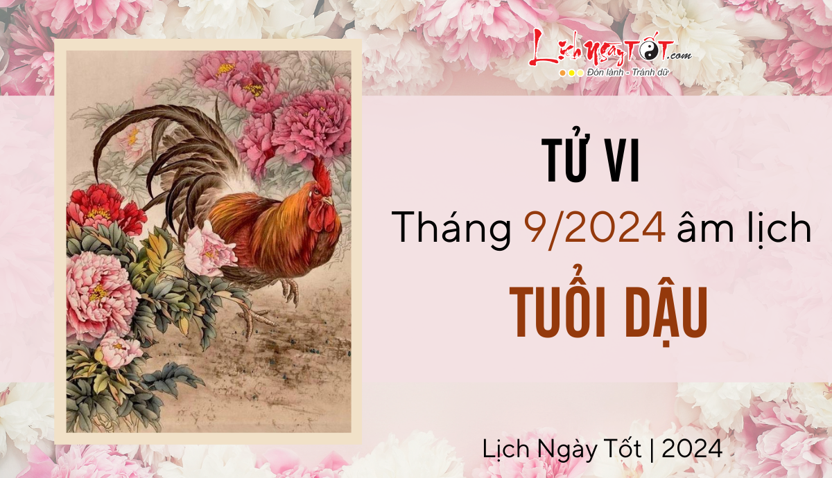 Tu vi thang 9/2024 tuoi Dau am lich