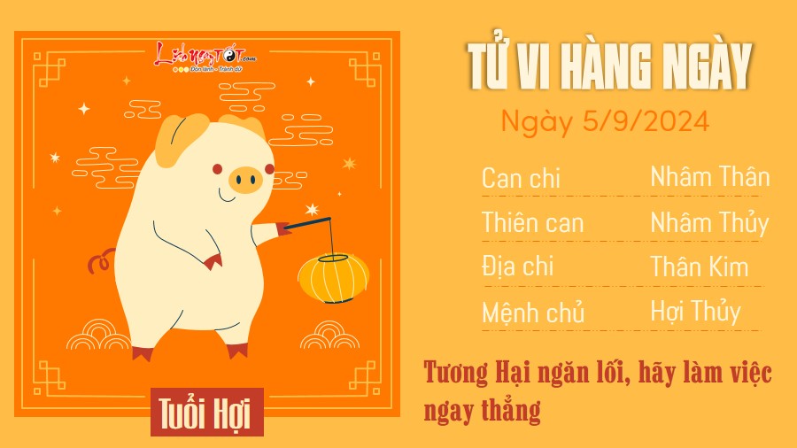 Tu vi hang ngay 5/9/2024 - Hoi