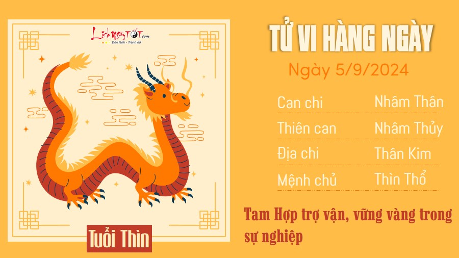 Tu vi hang ngay 5/9/2024 - Thin