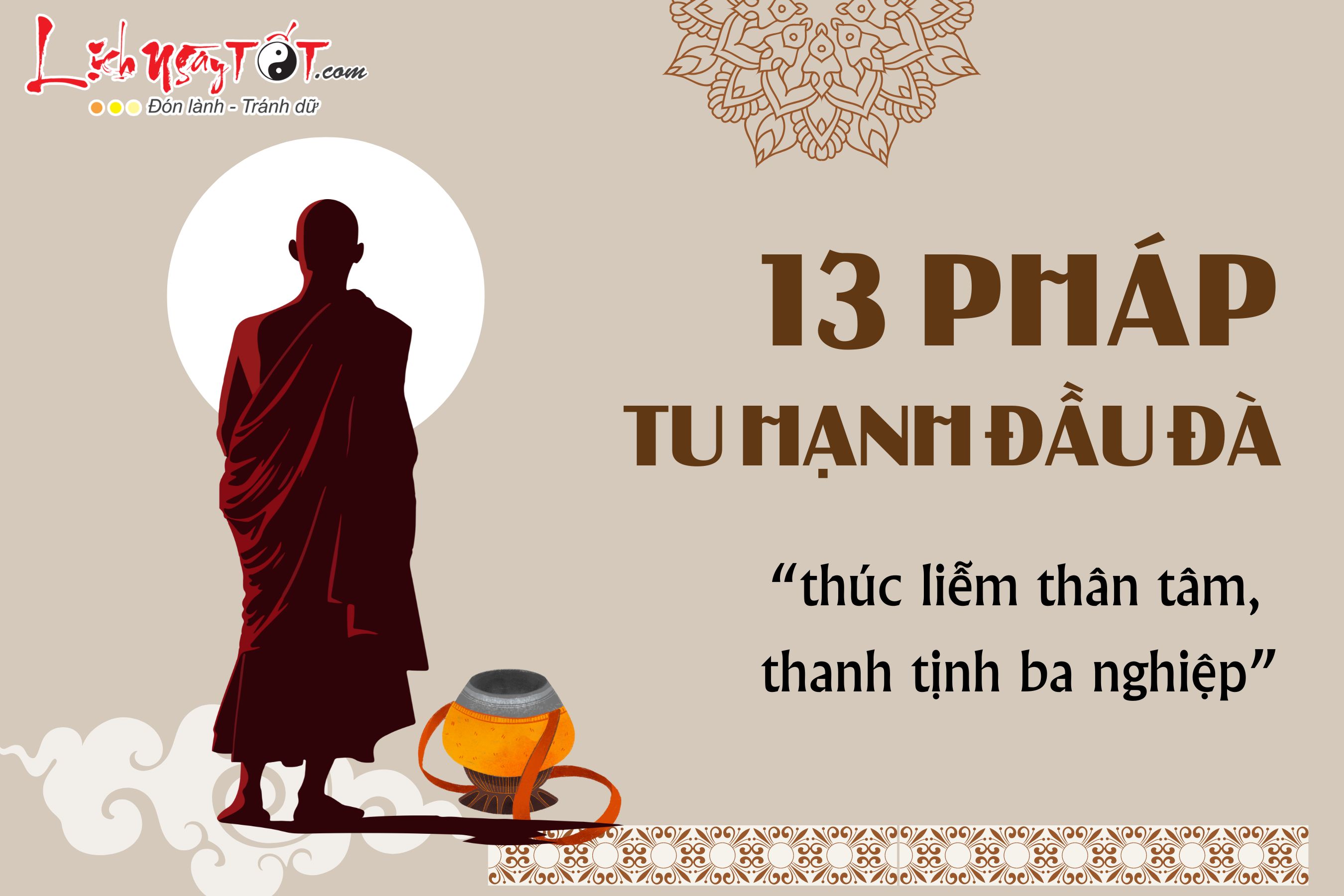 13 Phap tu hanh dau da