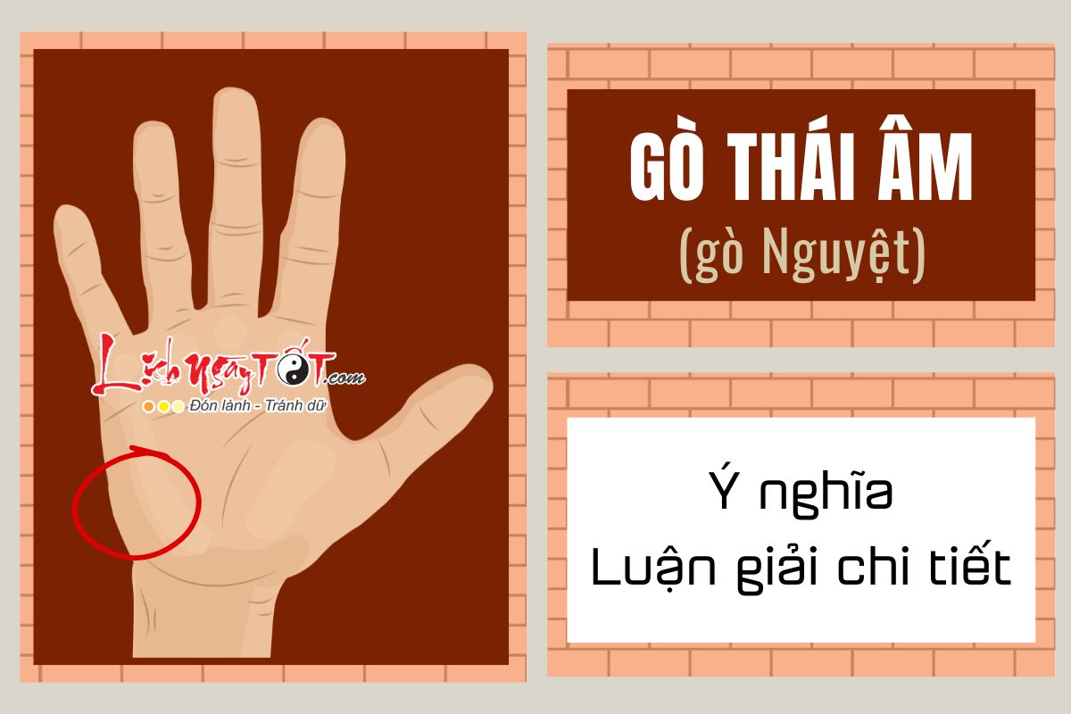 Luan giai chi tiet Go Thai am tren ban tay