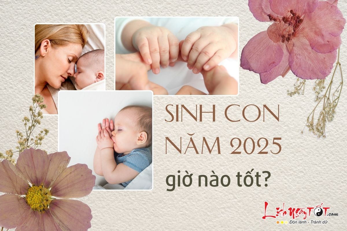 Gio dep sinh con nam 2025