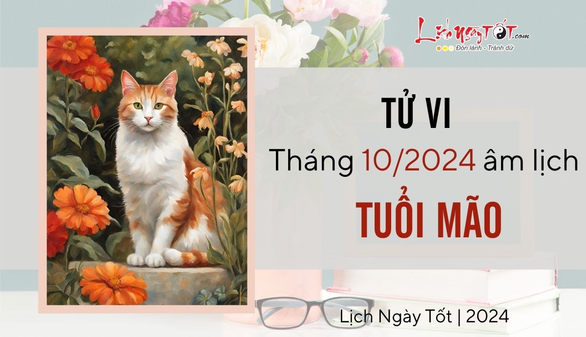 Tu vi thang 10/2024 tuoi Mao am lich