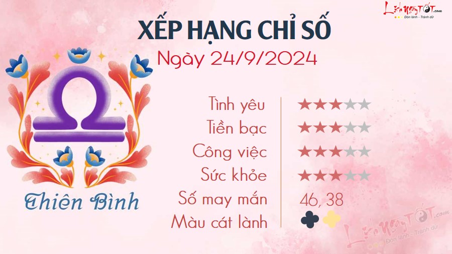 7 Tu vi hang ngay 24-9-2024 - Thien Binh