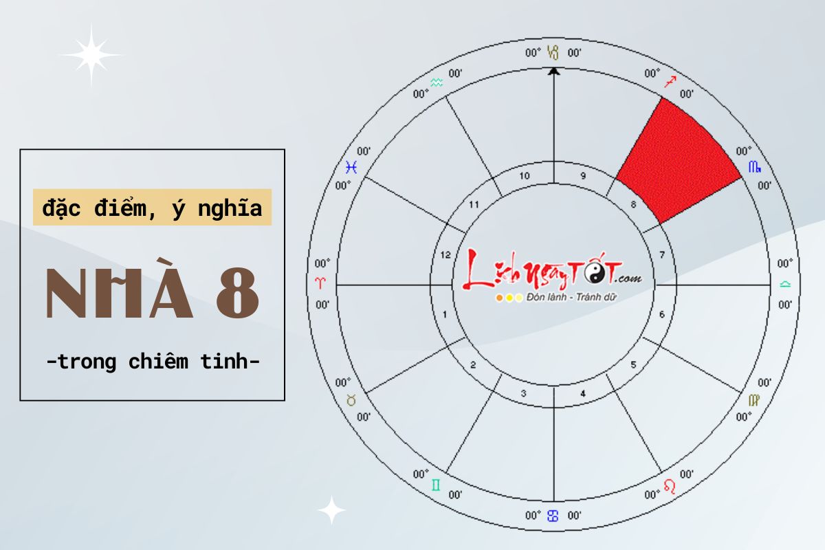 Dac diem, y nghia cua Nha 8 trong chiem tinh