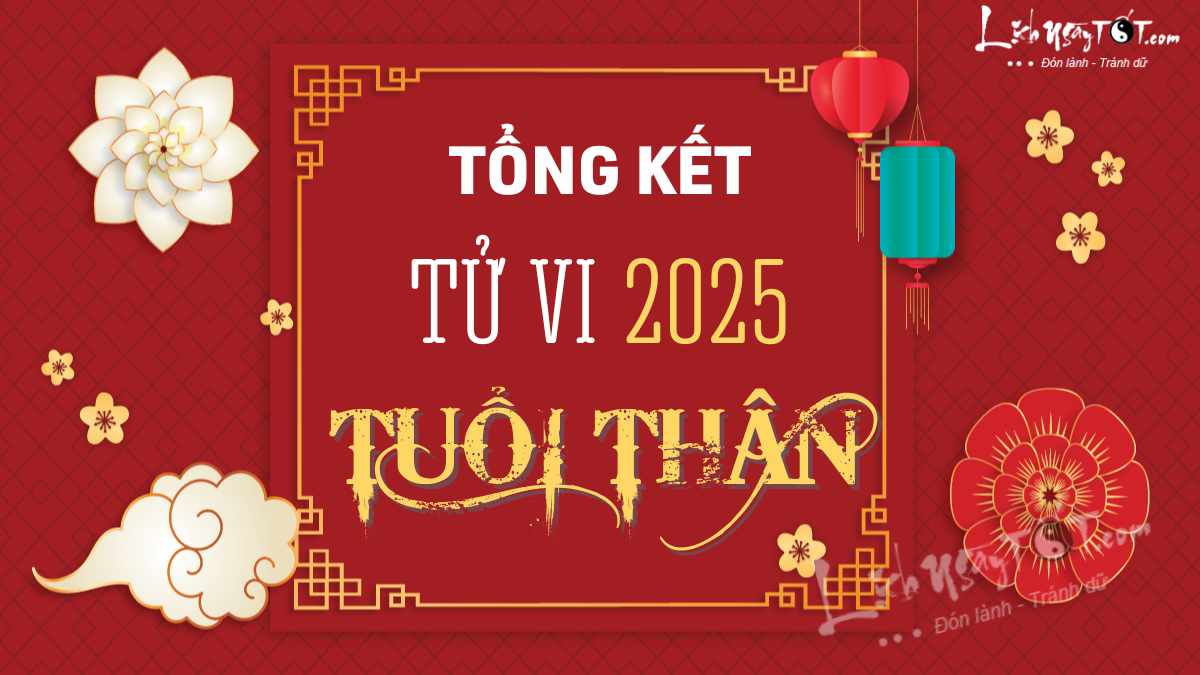 Tong ket tu vi nam 2025 tuoi Than